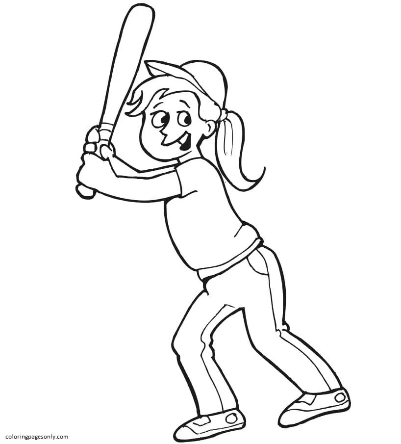 Baseball Coloring Pages 20
