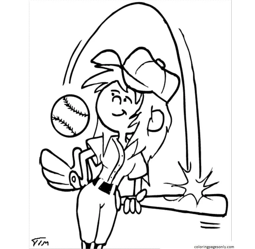 Baseball Coloring Pages 23