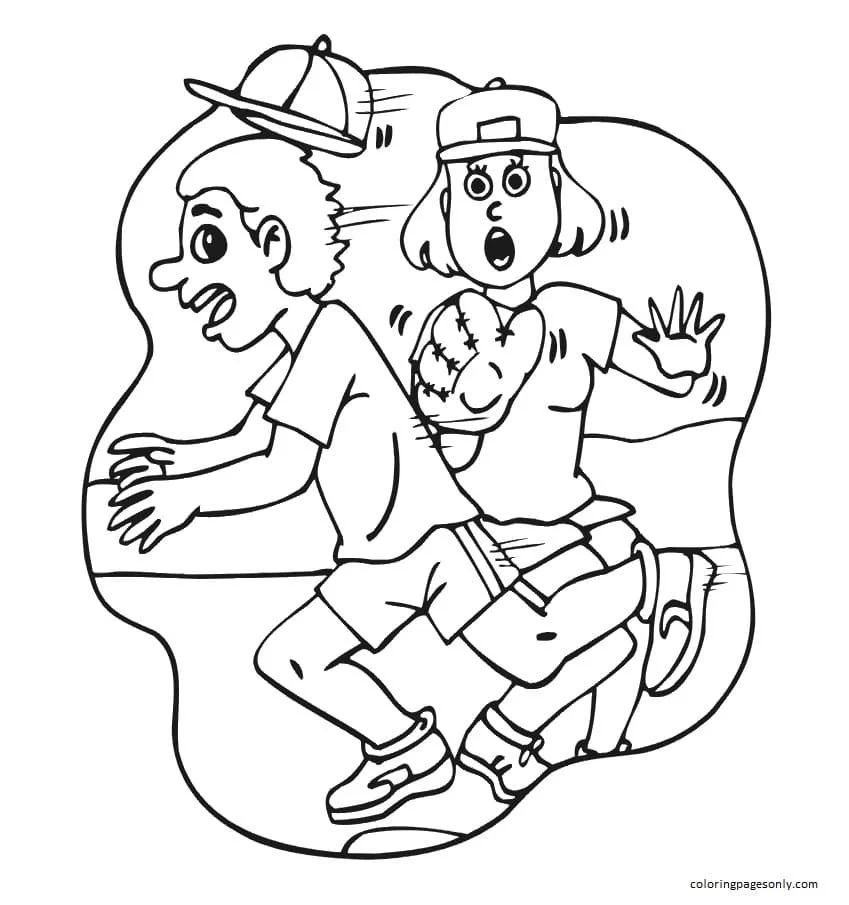 Baseball Coloring Pages 28
