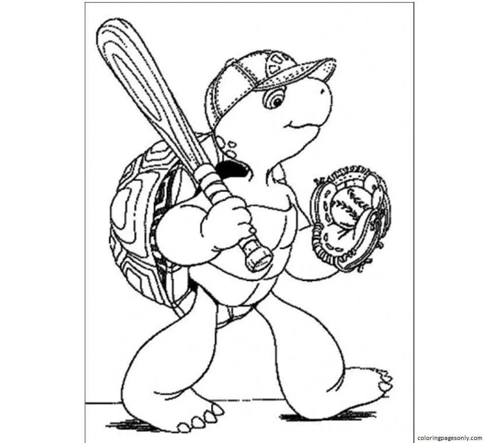 Baseball Coloring Pages 31