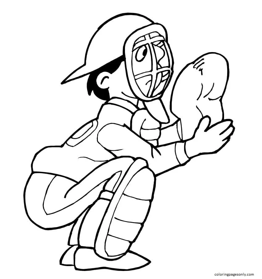 Baseball Coloring Pages 39