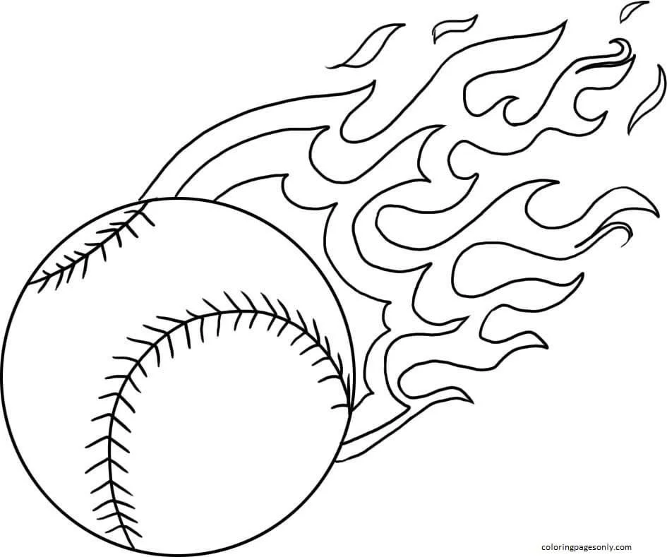 Baseball Coloring Pages 40