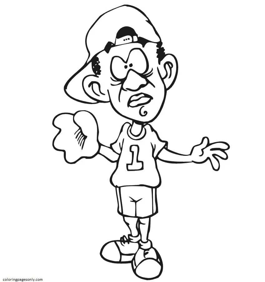 Baseball Coloring Pages 45