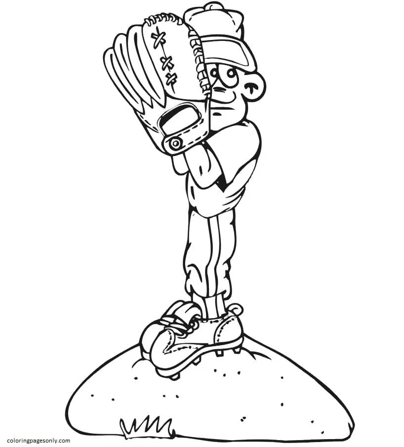 Baseball Coloring Pages 52