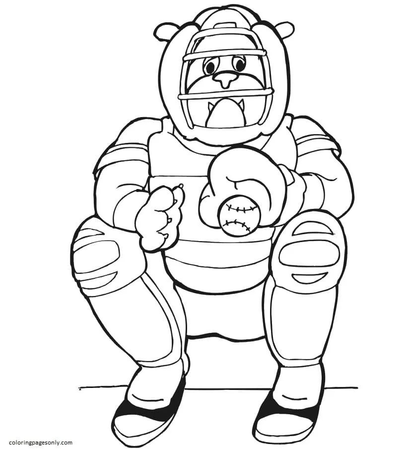 Baseball Coloring Pages 54