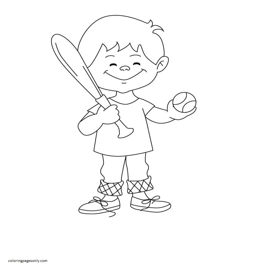 Baseball Coloring Pages 56