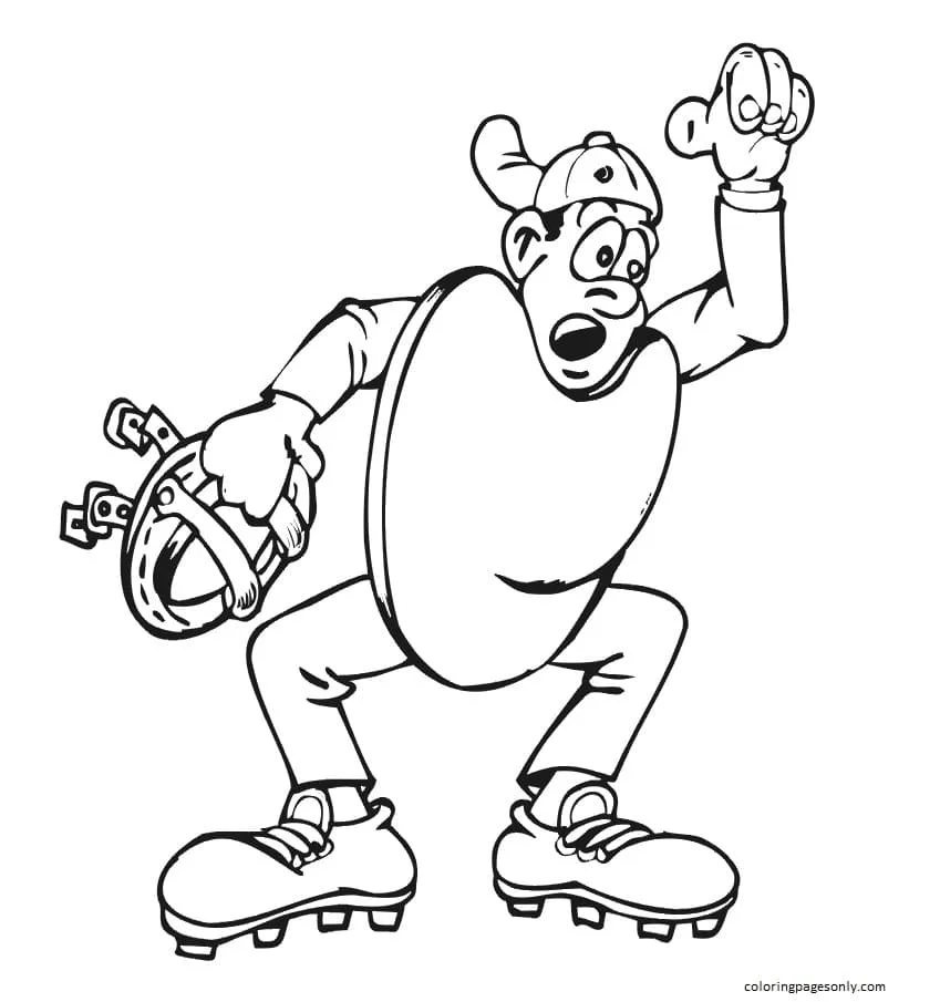 Baseball Coloring Pages 8