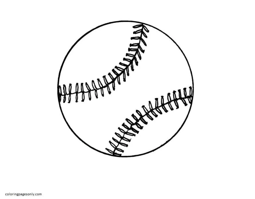 Baseball Coloring Pages 9