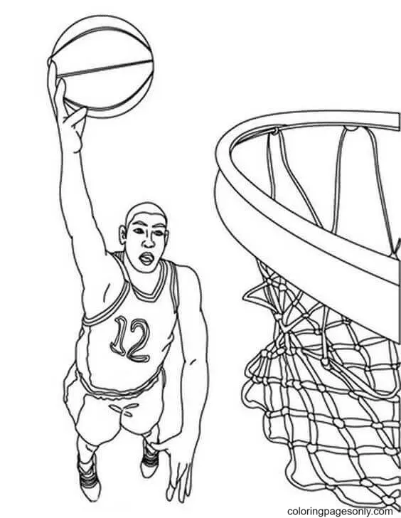 Basketball Coloring Pages 3