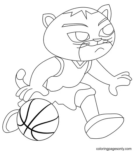 Basketball Coloring Pages 47