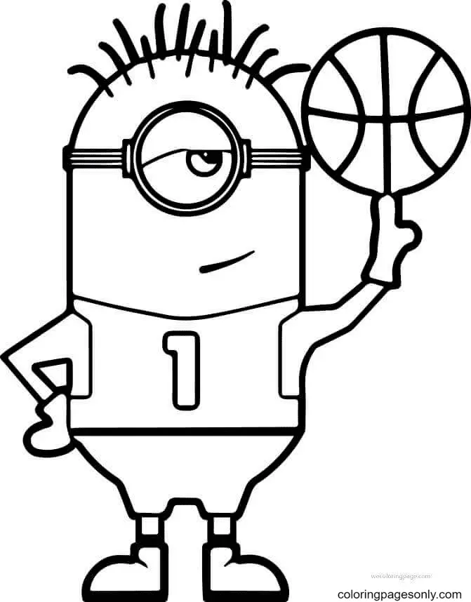 Basketball Coloring Pages 5