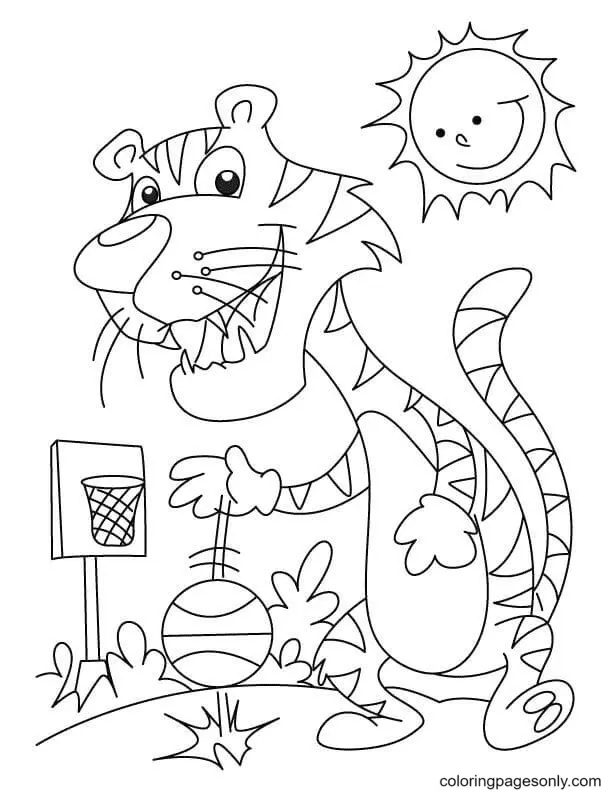Basketball Coloring Pages 50