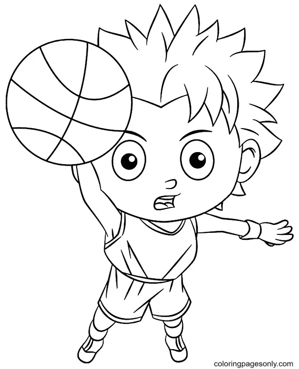 Basketball Coloring Pages 54