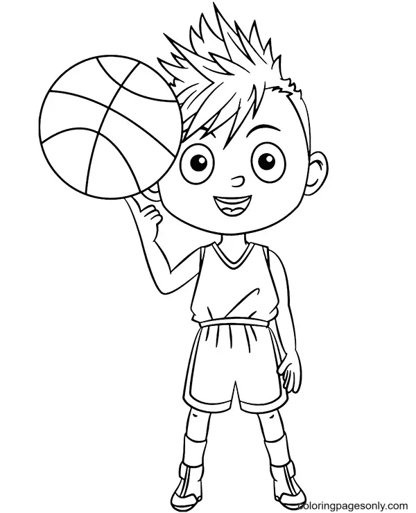 Basketball Coloring Pages 55