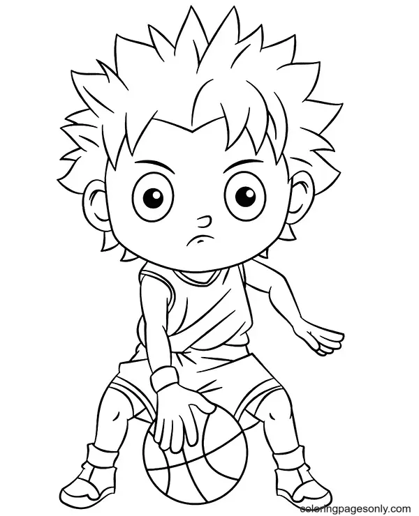 Basketball Coloring Pages 61