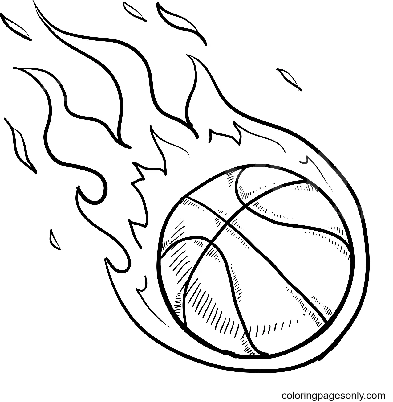 Basketball Coloring Pages 7