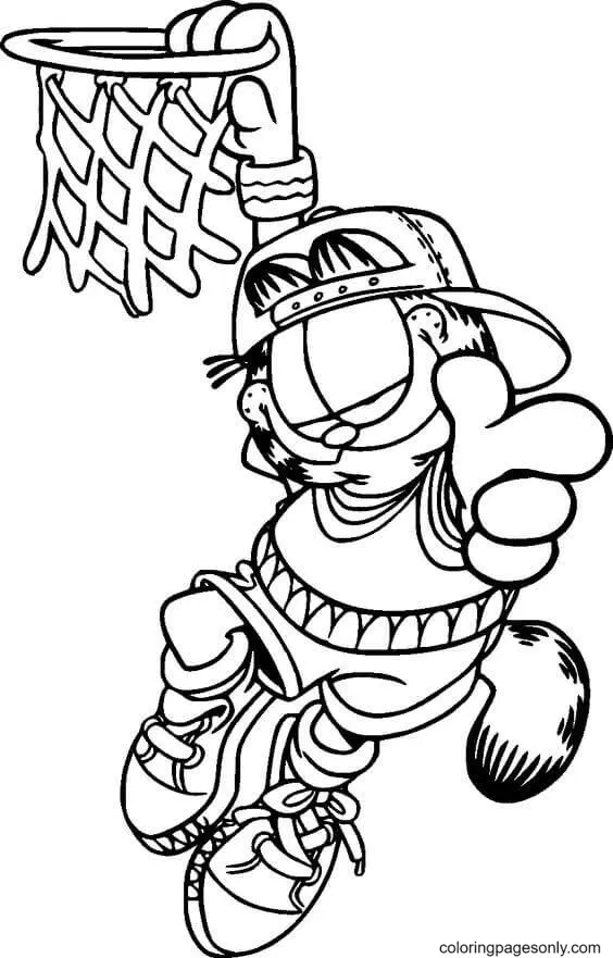 Basketball Coloring Pages 8