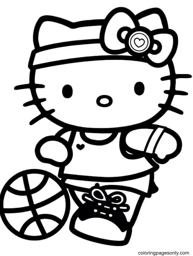 Basketball Coloring Pages 9