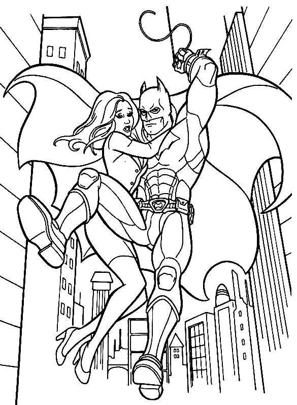 Desenhos de Batman Para Colorir 14