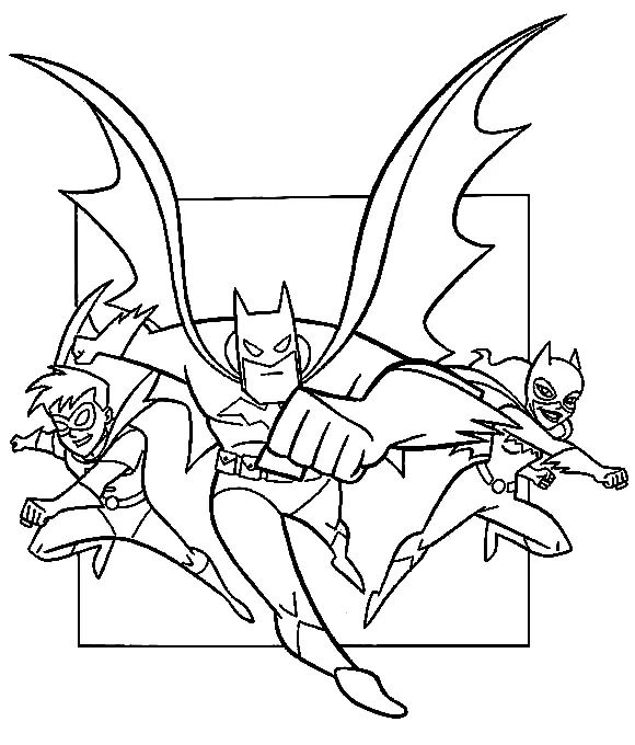 Desenhos de Batman Para Colorir 17