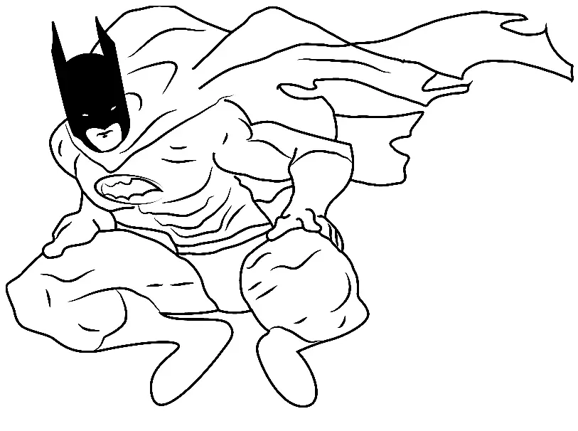 Desenhos de Batman Para Colorir 18