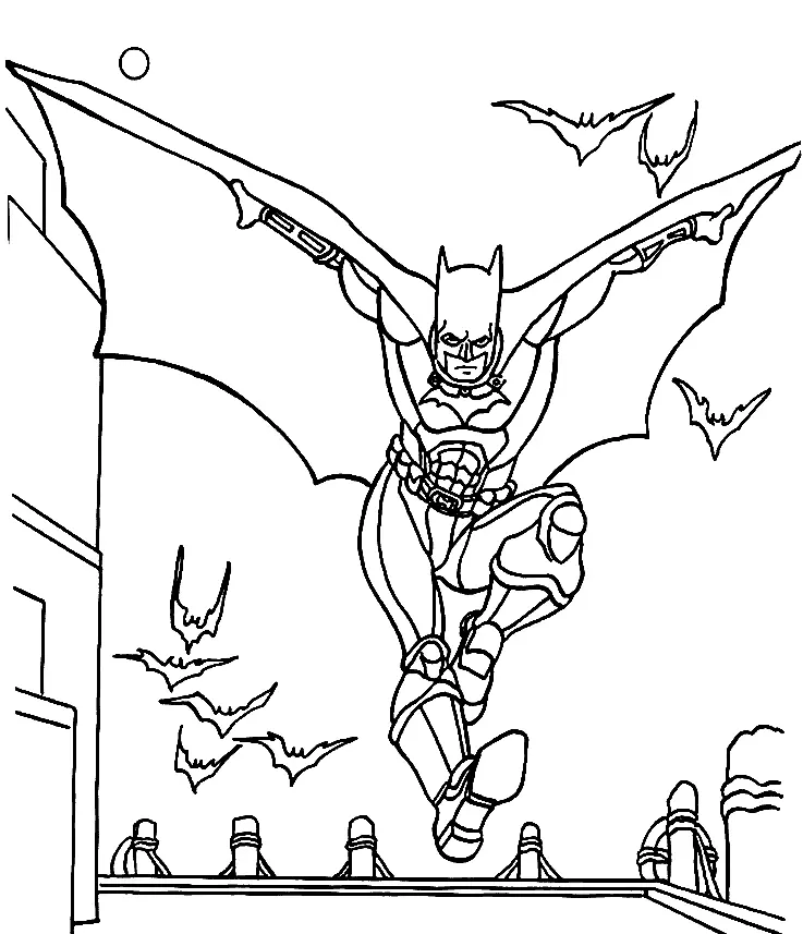 Desenhos de Batman Para Colorir 20