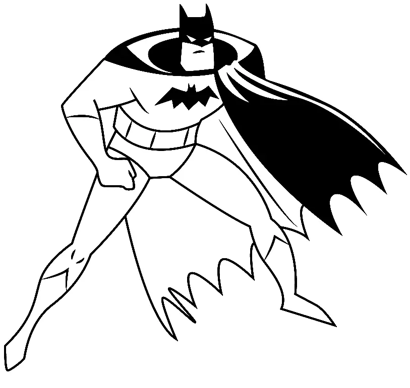 Desenhos de Batman Para Colorir 4