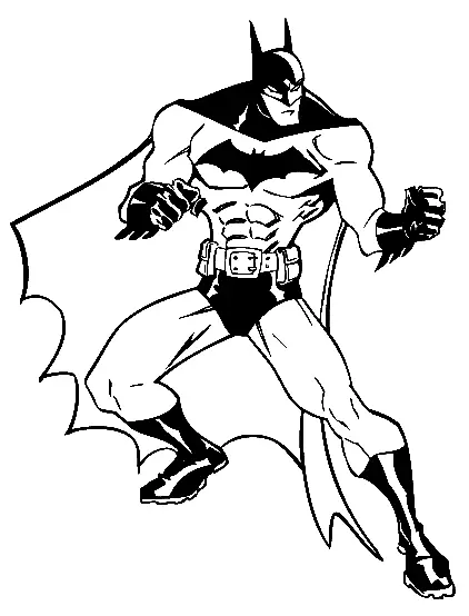 Desenhos de Batman Para Colorir 40
