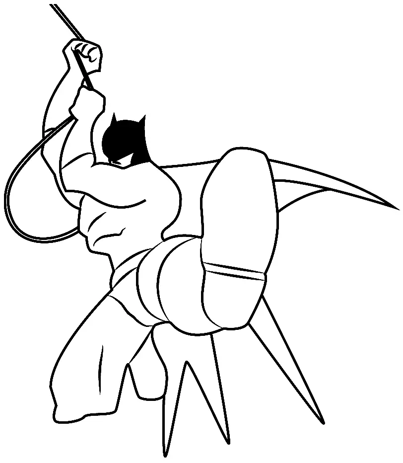 Desenhos de Batman Para Colorir 44