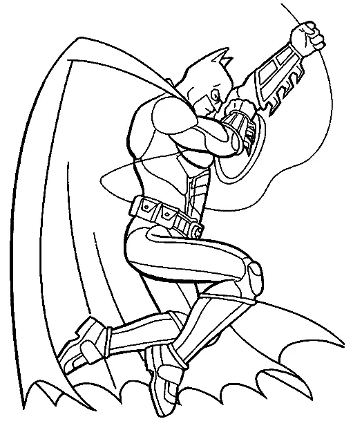 Desenhos de Batman Para Colorir 45