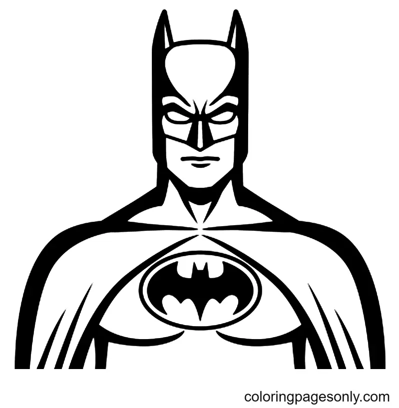Desenhos de Batman Para Colorir 46