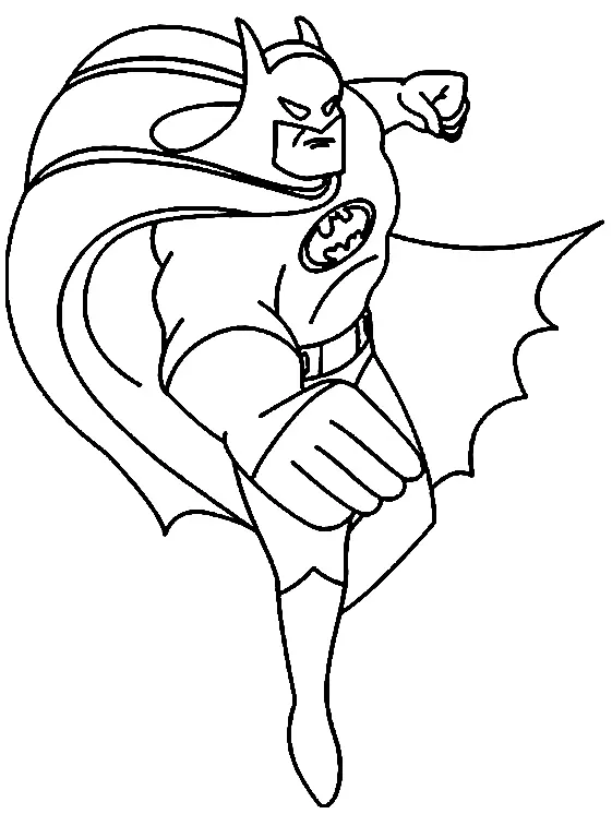Desenhos de Batman Para Colorir 5