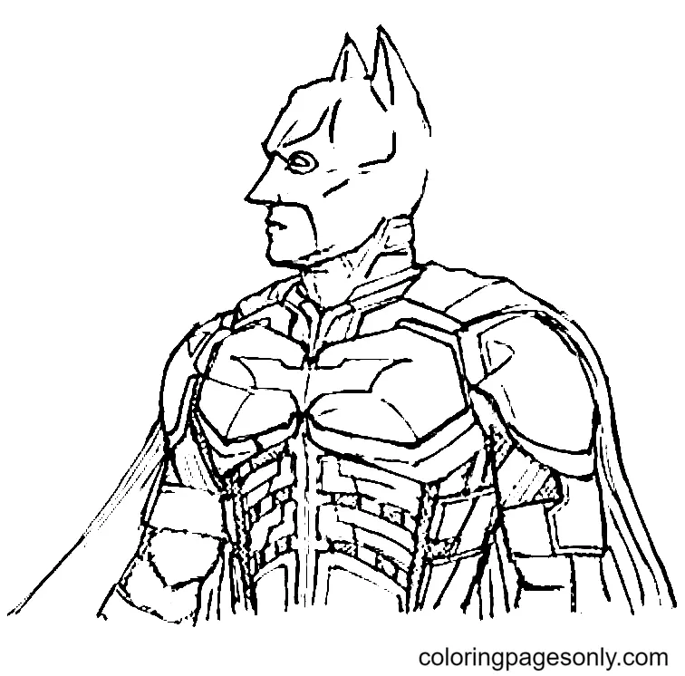 Desenhos de Batman Para Colorir 50