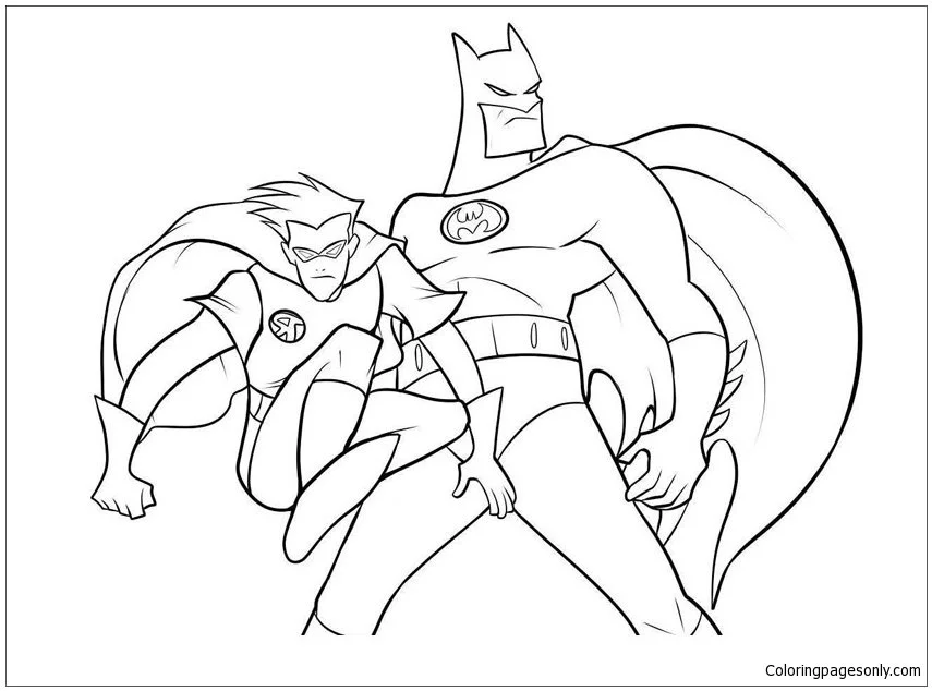 Desenhos de Batman Para Colorir 58