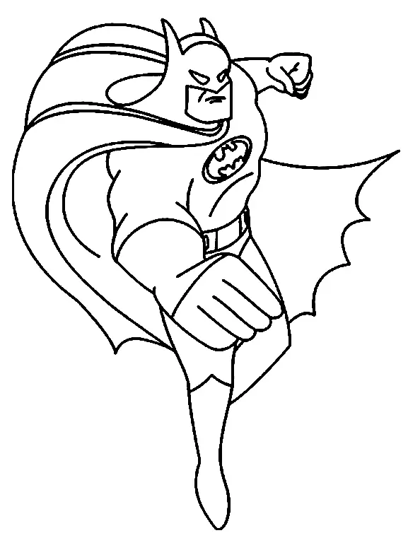 Desenhos de Batman Para Colorir 8