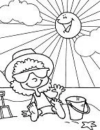 Beach Coloring Pages 23
