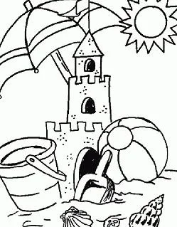 Beach Coloring Pages 26