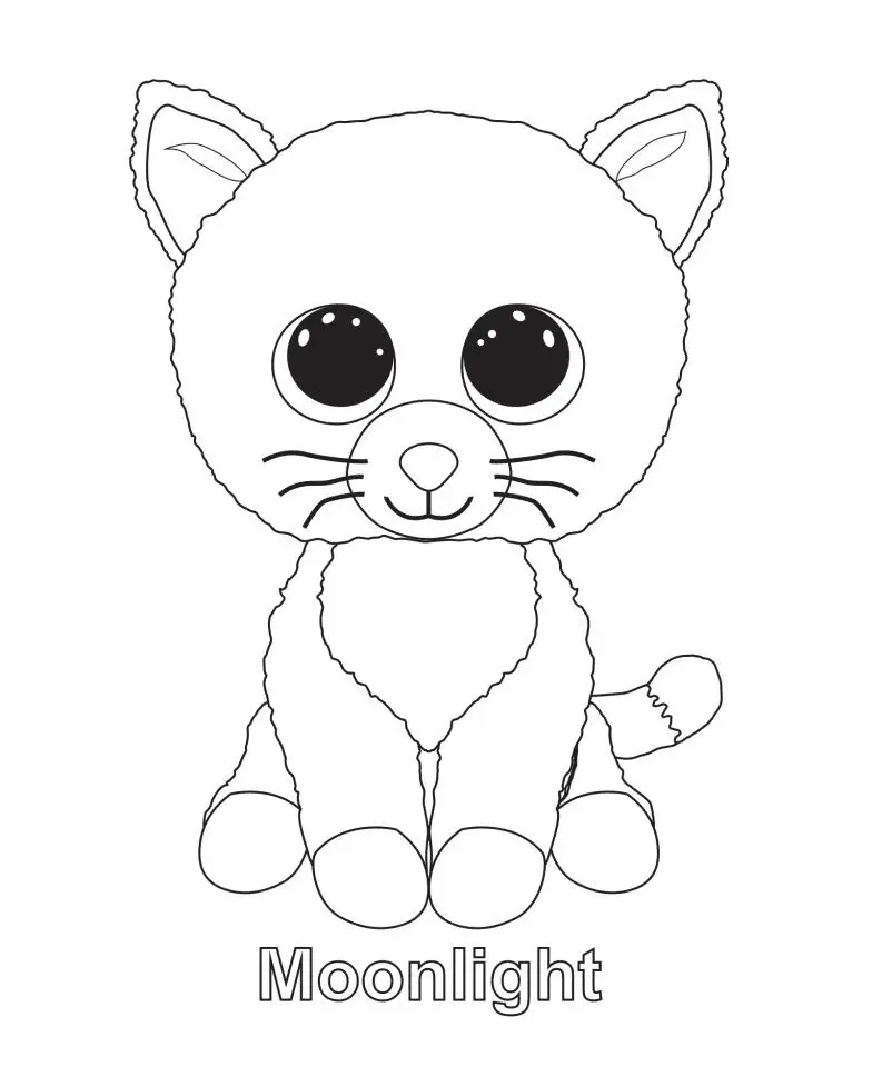 Beanie Boos Coloring Pages 14
