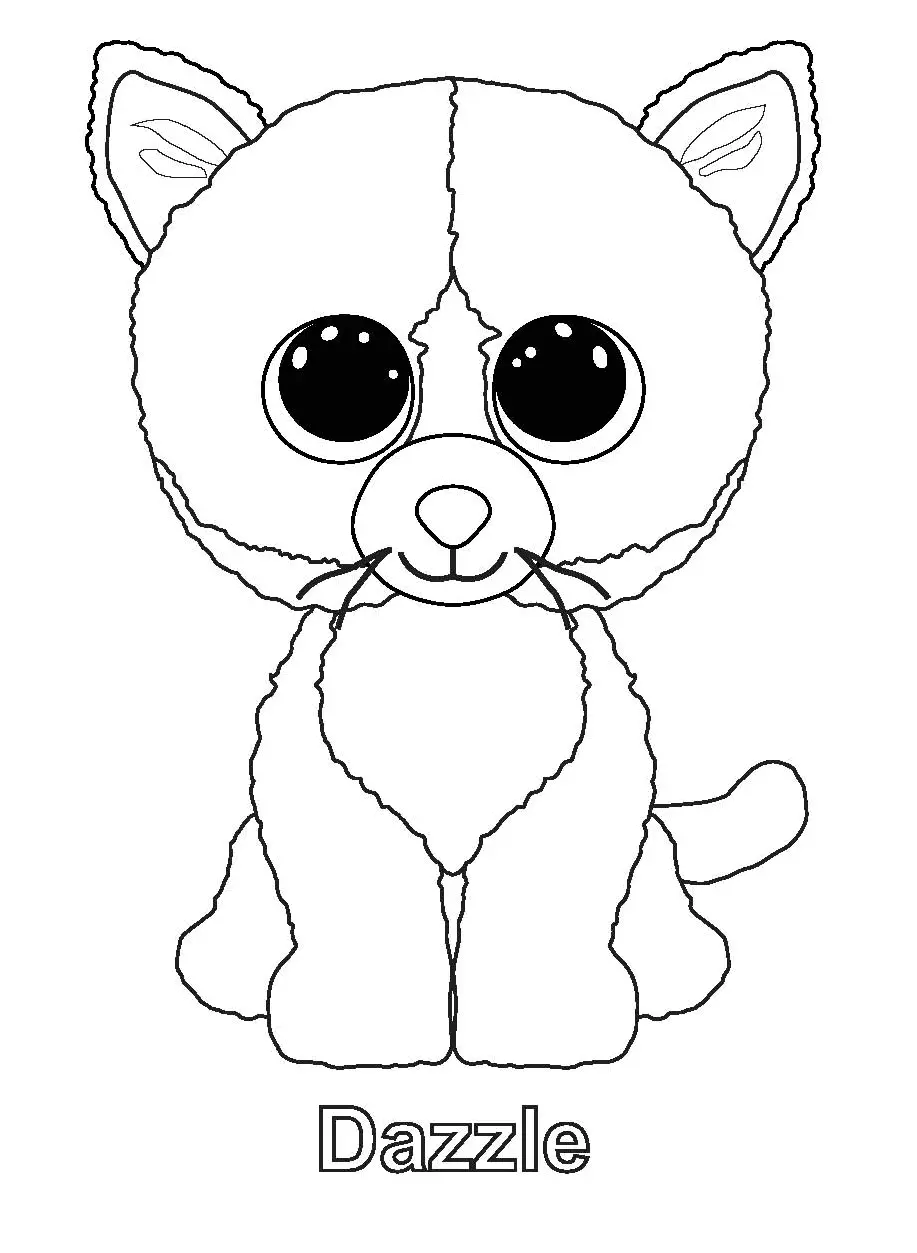 Beanie Boos Coloring Pages 17