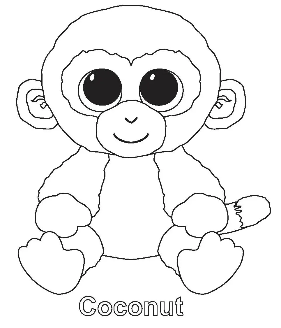 Beanie Boos Coloring Pages 25