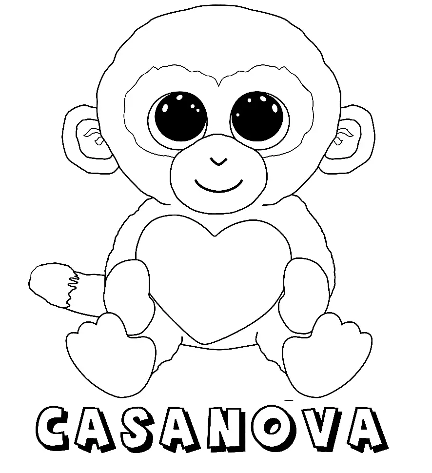 Beanie Boos Coloring Pages 29