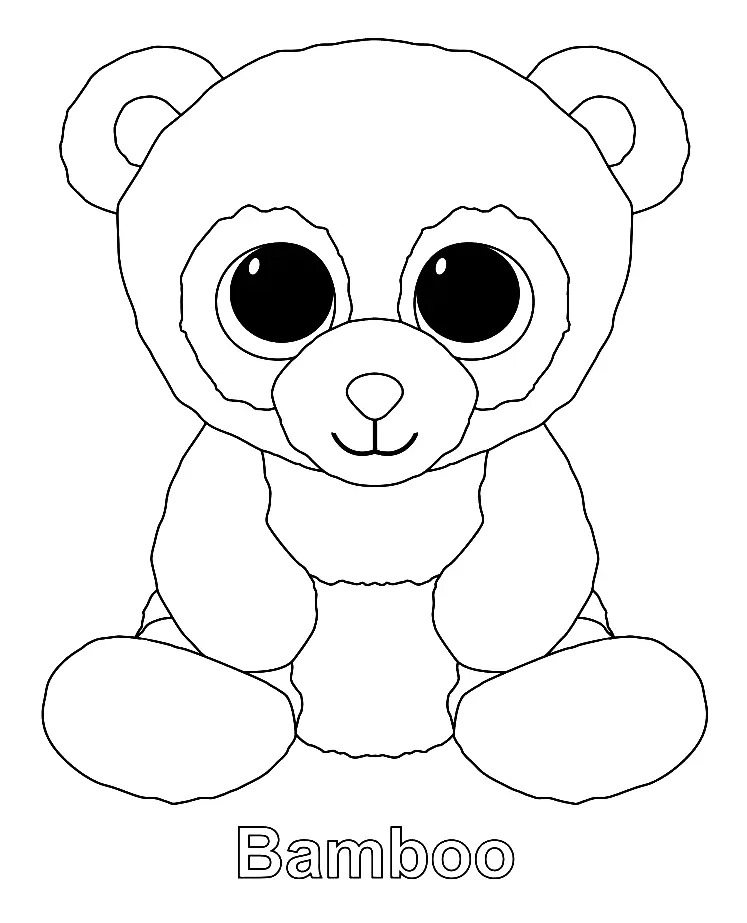 Beanie Boos Coloring Pages 35