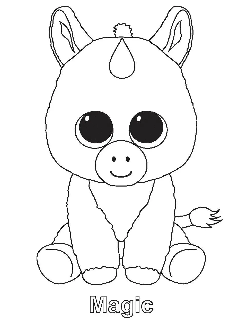 Beanie Boos Coloring Pages 36