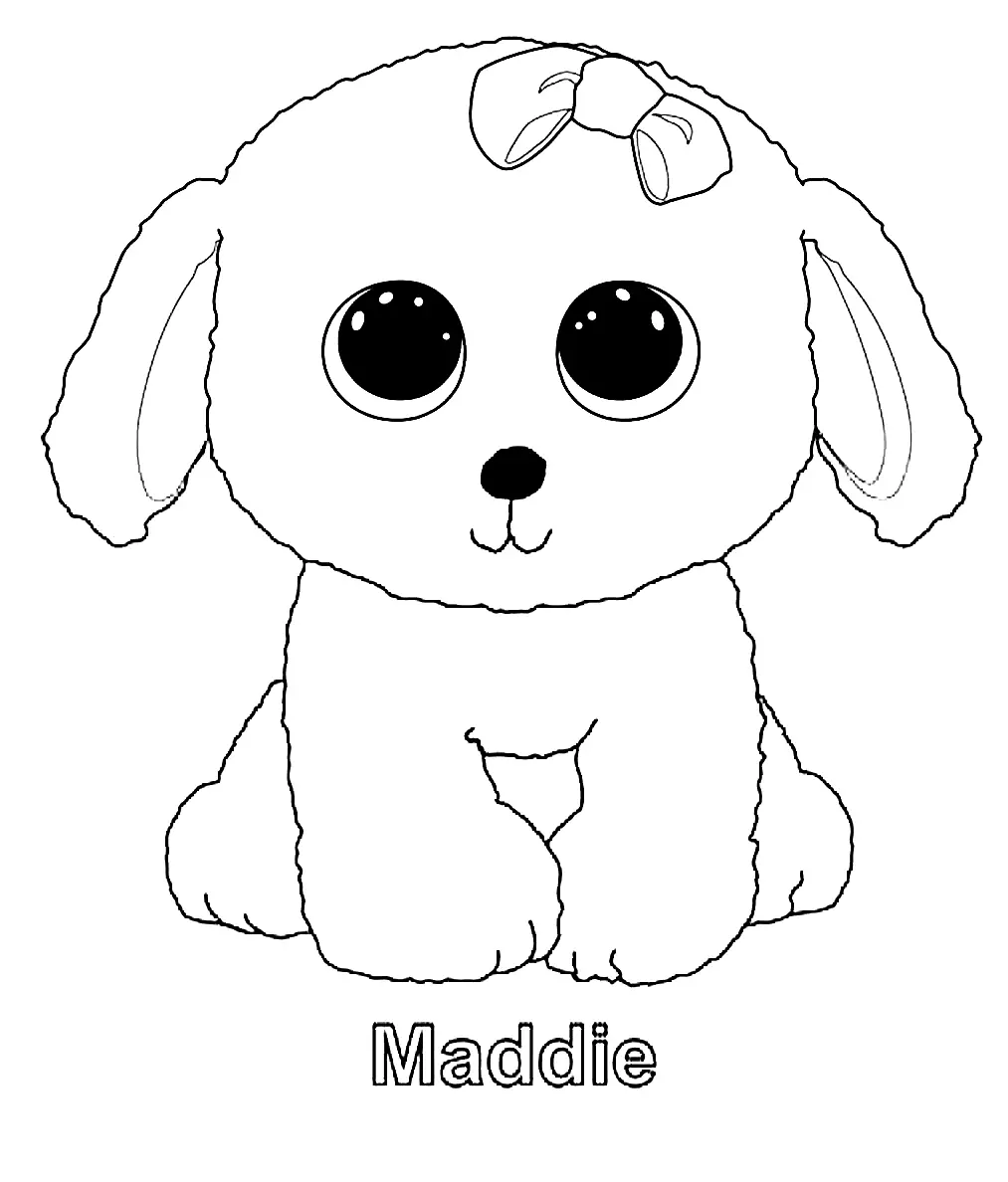 Beanie Boos Coloring Pages 5