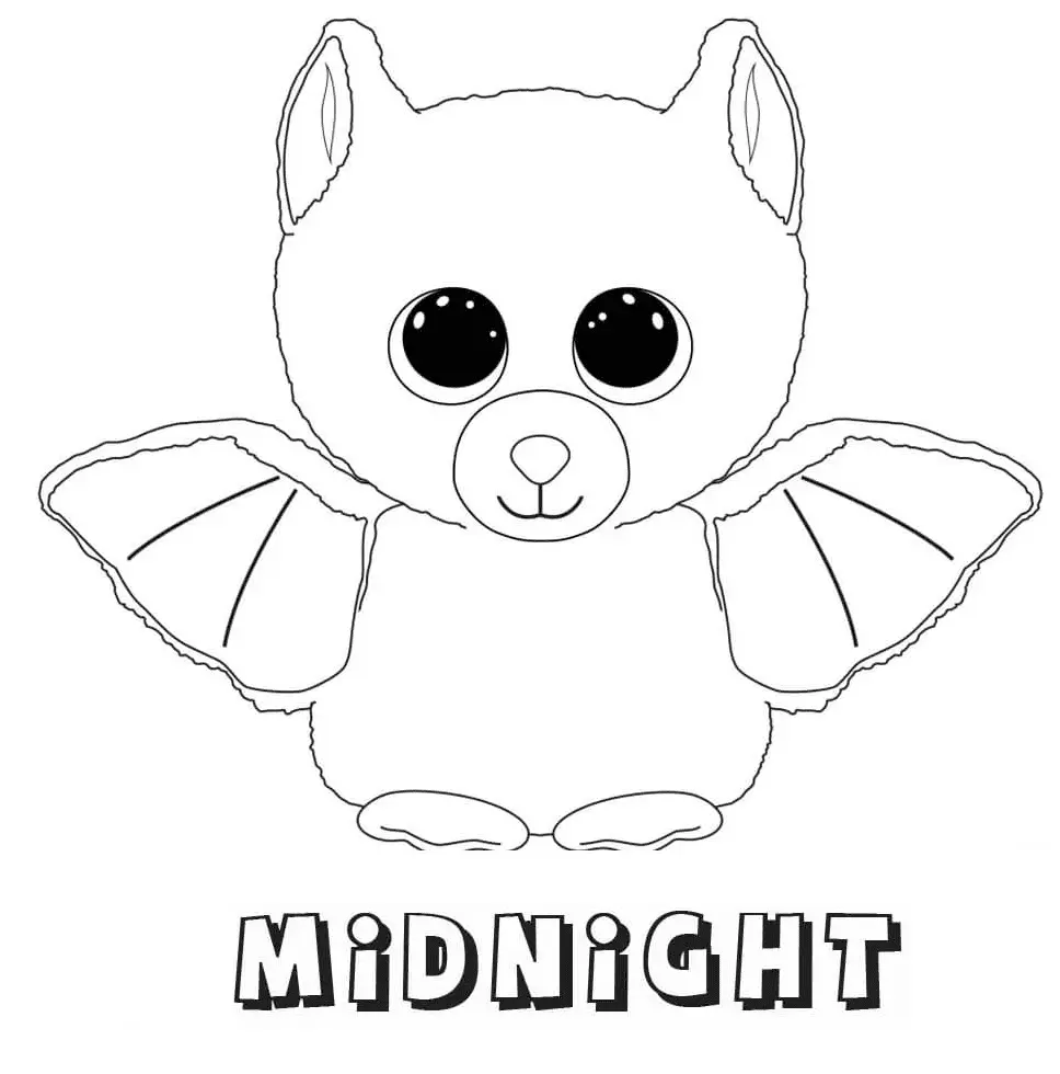 Beanie Boos Coloring Pages 9