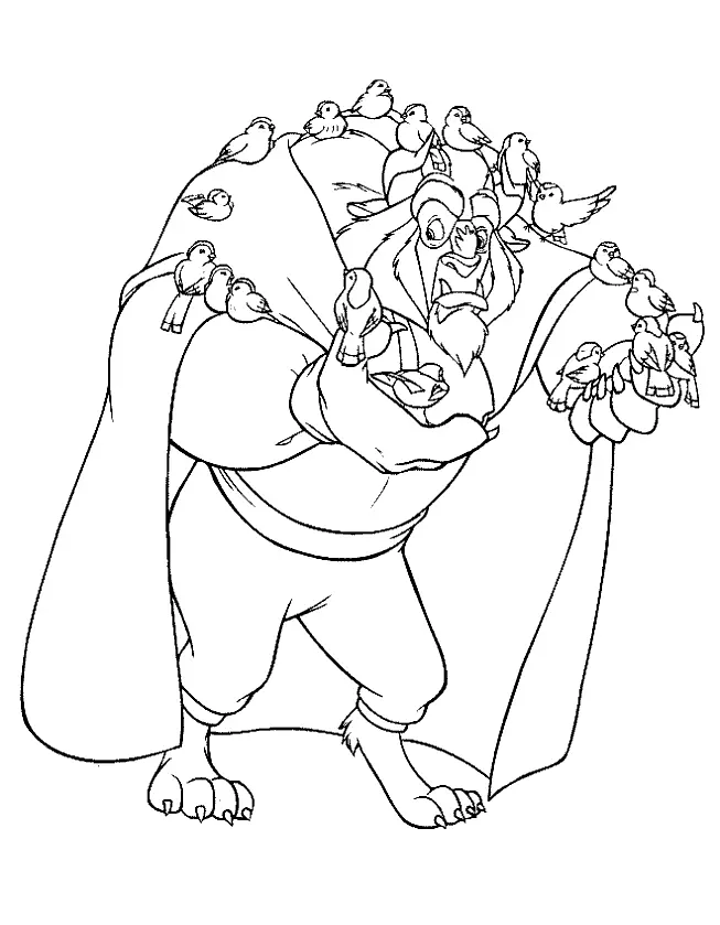 Beauty and the Beast Coloring Pages 2