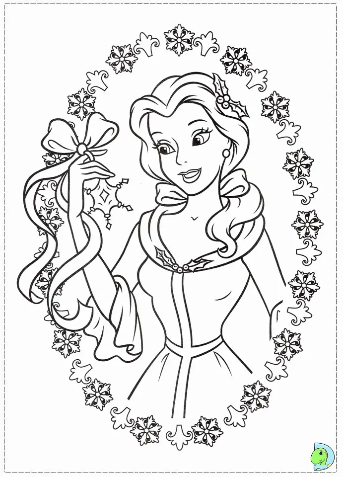 Beauty and the Beast Coloring Pages 28