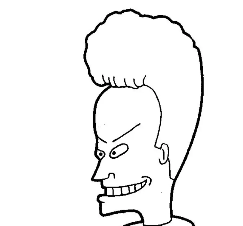 Beavis And Butt Head Hacen Las Del Universo Para Colorear