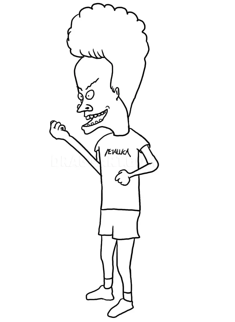 Beavis And Butt Head Hacen Las Del Universo Para Colorear 6