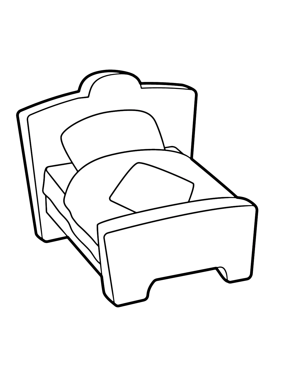 Bed Coloring Pages 11